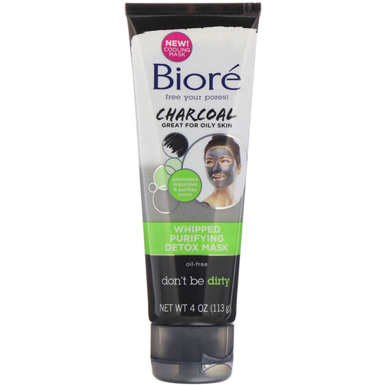 Biore Charcoal Whipped Purifying Mask 110g