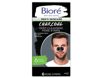 Biore Mens Charcoal Pore Strips 6pk