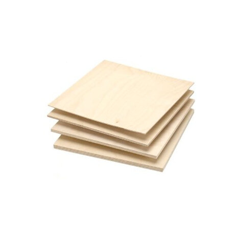 Birch Plywood 0.8mm x 300mm x 300mm (1/32')