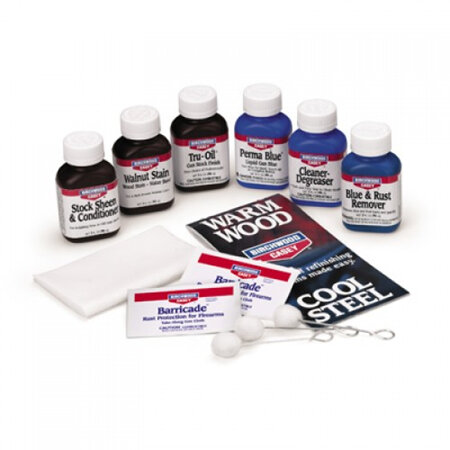 Birchwood Casey Deluxe Perma Blue & Tru-Oil Complete Kit