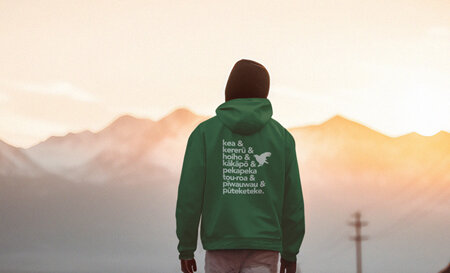 Bird of the Year hoodie - Green