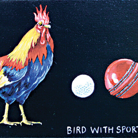 Bird with Sports Equipment