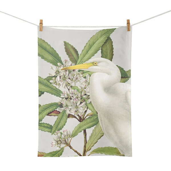 Birds & Botanicals Heron Tea Towel