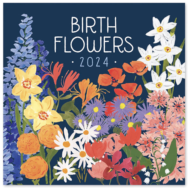Birth Flowers 2024 Calendar by Orange Circle Studio