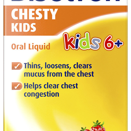 Bisolvon Chesty Kids Strawberry Flavour Liquid 200mL