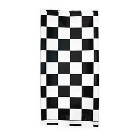 Black and White Check Table Cover paper