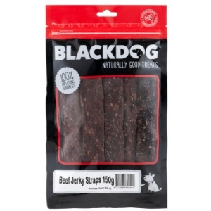 Black Dog Beef Jerky Straps - 150gm