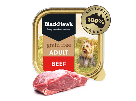 Black Hawk Dog Grain Free Beef  100gm