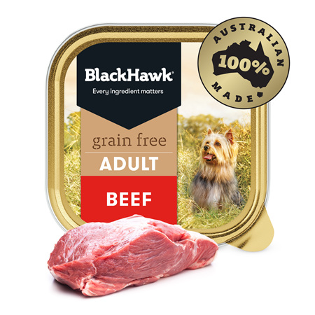 Black Hawk Dog Grain Free Beef  100gm
