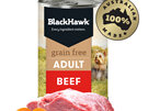 Black Hawk Dog Grain Free Beef 400gm