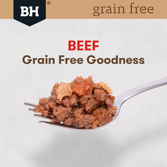 Black Hawk Dog Grain Free Beef 400gm