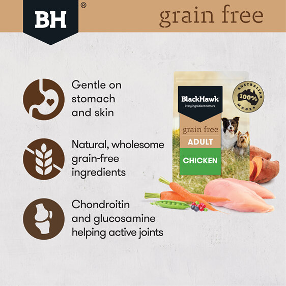 Black Hawk Dog Grain Free Chicken