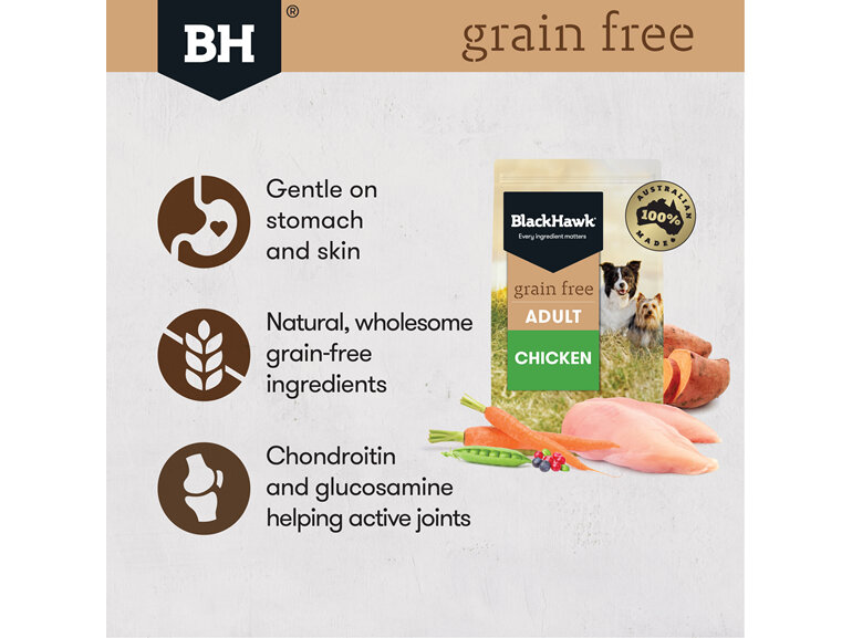 Black Hawk Dog Grain Free Chicken