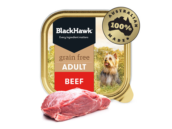 Black Hawk Dog Wet Grain Free Beef