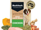 Black Hawk Grain Free Adult Chicken Large Breed Dog Food 15kg