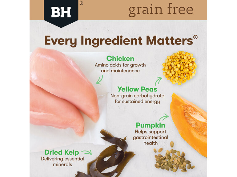 Black Hawk Grain Free Chicken with Peas & Broth 85g