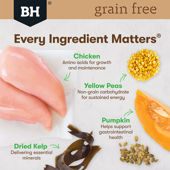 Black Hawk Grain Free Chicken with Peas & Broth 85g