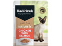 Black Hawk Grain Free for Mature Cats with Chicken & Salmon Wet Cat Food 85g