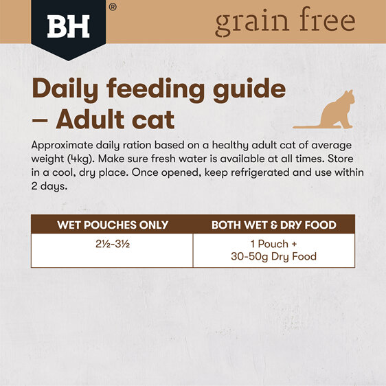 Black Hawk Grain Free for Mature Cats with Chicken & Salmon Wet Cat Food 85g