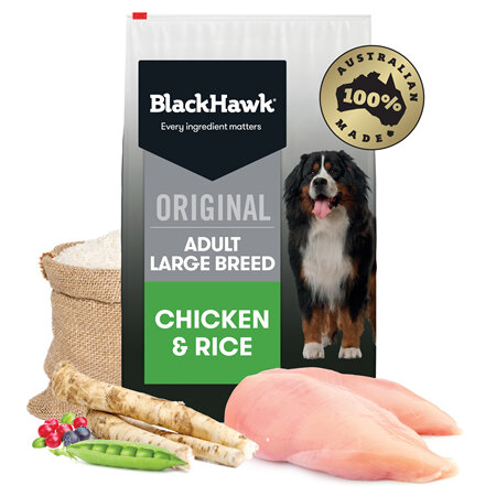 Black Hawk Large Breed Chicken & Rice 20kg