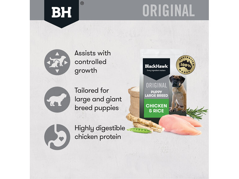 Black Hawk Original Large Breed Puppy Chicken & Rice