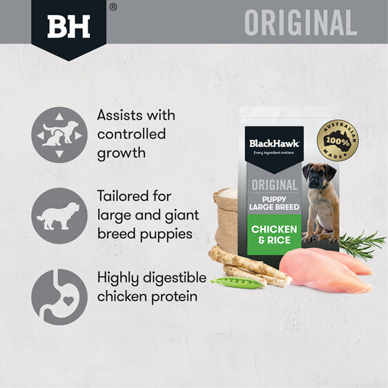 Black Hawk Original Large Breed Puppy Chicken & Rice