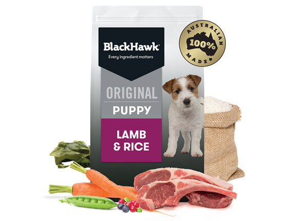 Black Hawk Original Puppy Lamb & Rice