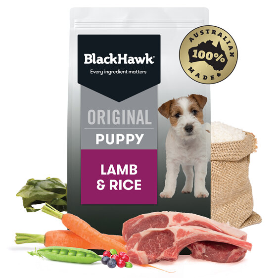 Black Hawk Original Puppy Lamb & Rice