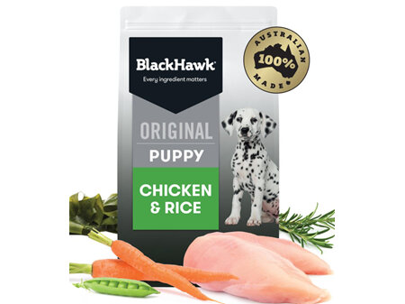 Black Hawk Puppy Chick & Rice 3kg