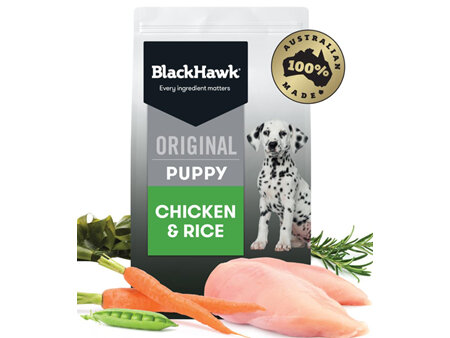 Black Hawk Puppy Chick & Rice 3kg