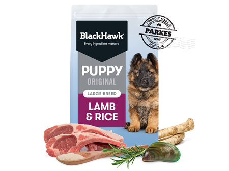 Black Hawk Puppy Food for Large Breeds - Original Lamb and Rice
