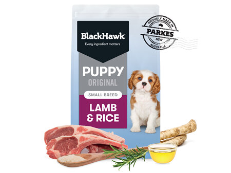 Black Hawk Puppy Food for Small Breeds - Original Lamb and Rice 3kg