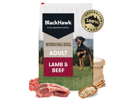 Black Hawk Working Dog Lamb/Beef 20kg