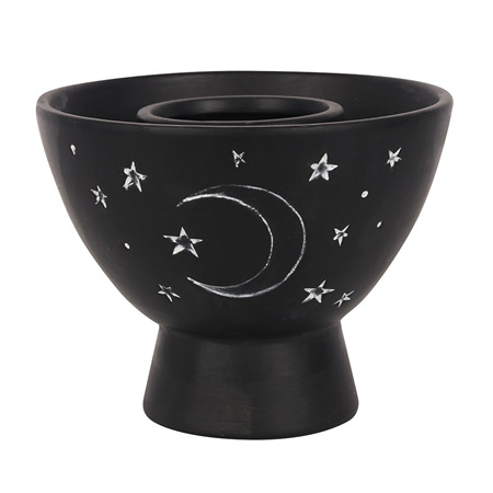 Black Moon and Stars Smudge Bowl