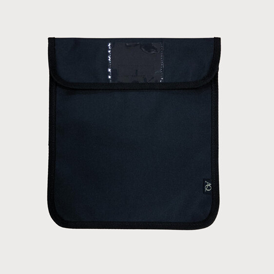 Black NZ book bag or work document wallet to screen print, built to last