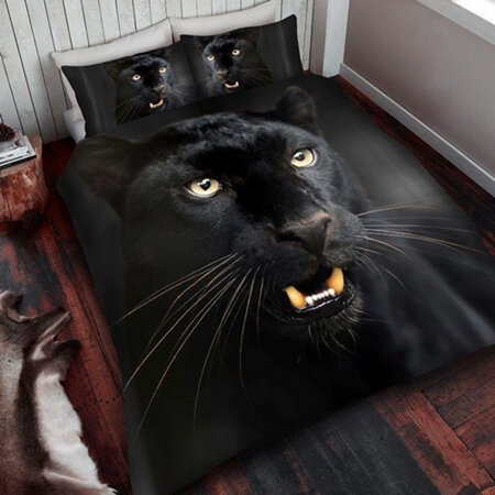 Black Panther Duvet Cover Set