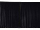 BLACK Wall Drape 3.60m Wide x 5.00m High max.