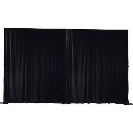 BLACK Wall Drape 3.60m Wide x 5.00m High max.