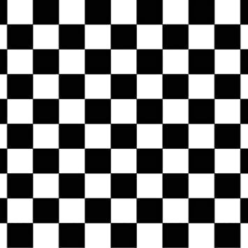 Black & White checkered backdrop