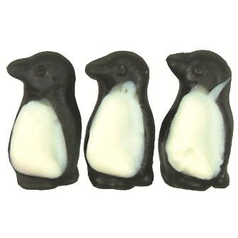 Black & white gummi penguins 1.8 kg bag