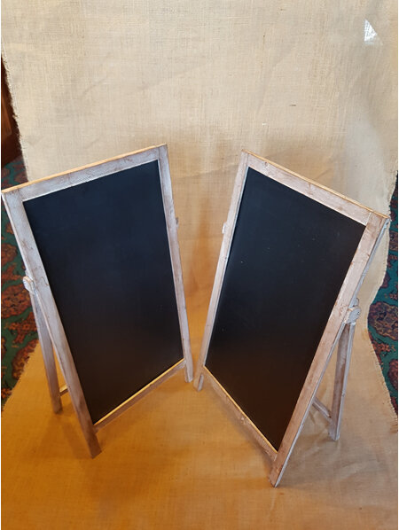 Blackboard, Easels and Signs