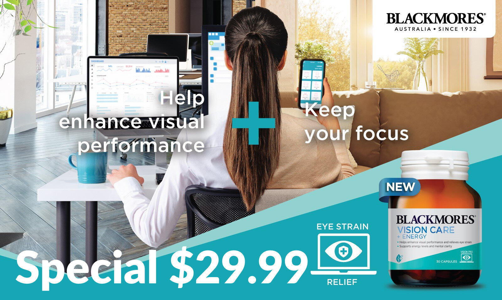 Blackmores Vision Care now $29.99