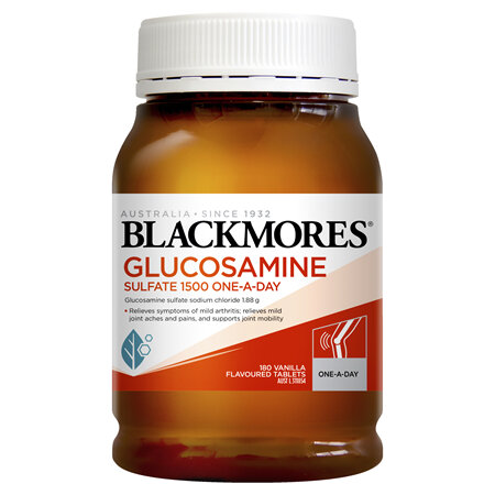 Blackmores Glucosamine Sulfate 1500 One-A-Day, 180 Tablets (28934)