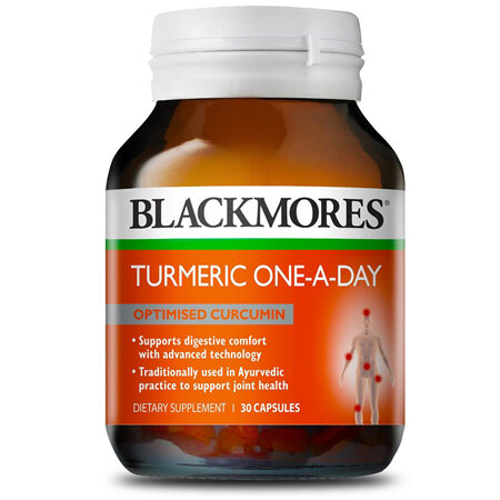 Blackmores Turmeric One-A-Day 30 Capsules