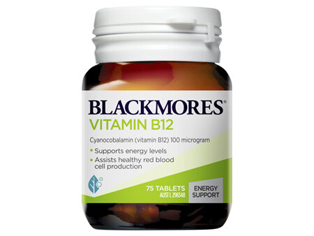 Blackmores Vitamin B12 100mcg 75 Tabs