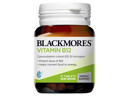 Blackmores Vitamin B12 50mcg 75tabs
