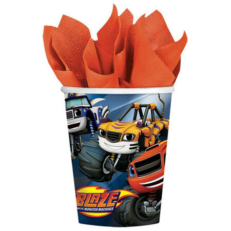 Blaze paper cups x 8