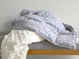 Bliss Weighted Blanket by Miss Izzy is custom made to your weight w glass beads