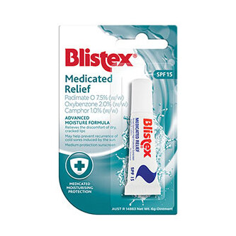 BLISTEX MEDICATED RELIEF 6G