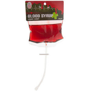 Blood syrup lollie!